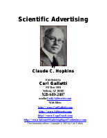 Scientific Advertising - Claude Hopkins.pdf